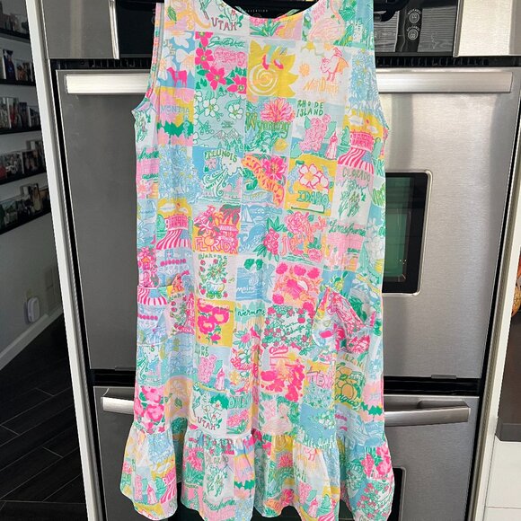 Lilly Pulitzer Women's State of Mind sundress, size medium - Picture 1 of 3